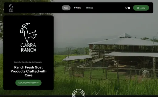 Cabra Ranch E-Commerce & Booking Website project evidence