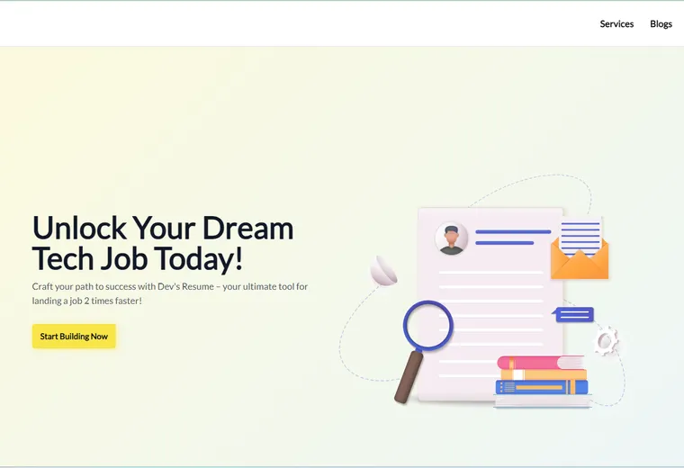 Devs Resume Automated Developer Profile Platform