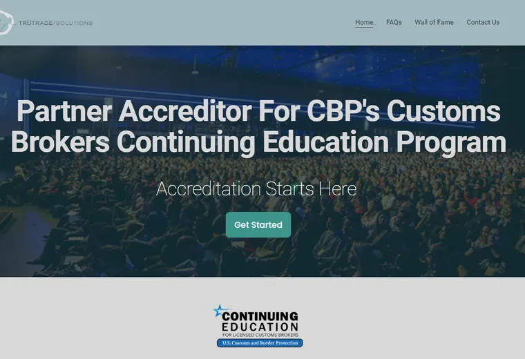 TruTrade Solutions CBP Accreditation Platform