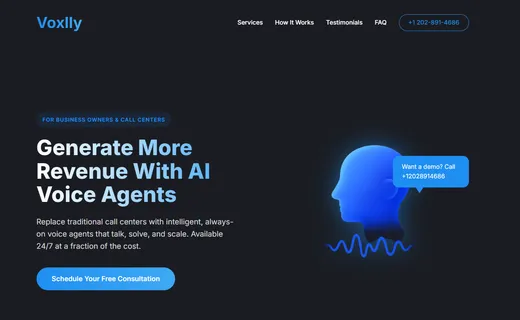 Voxlly Automated Voice & IVR Platform project evidence