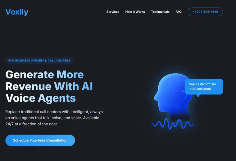 Voxlly Automated Voice & IVR Platform
